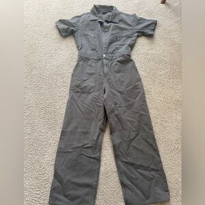 Gray Utility Jumpsuit